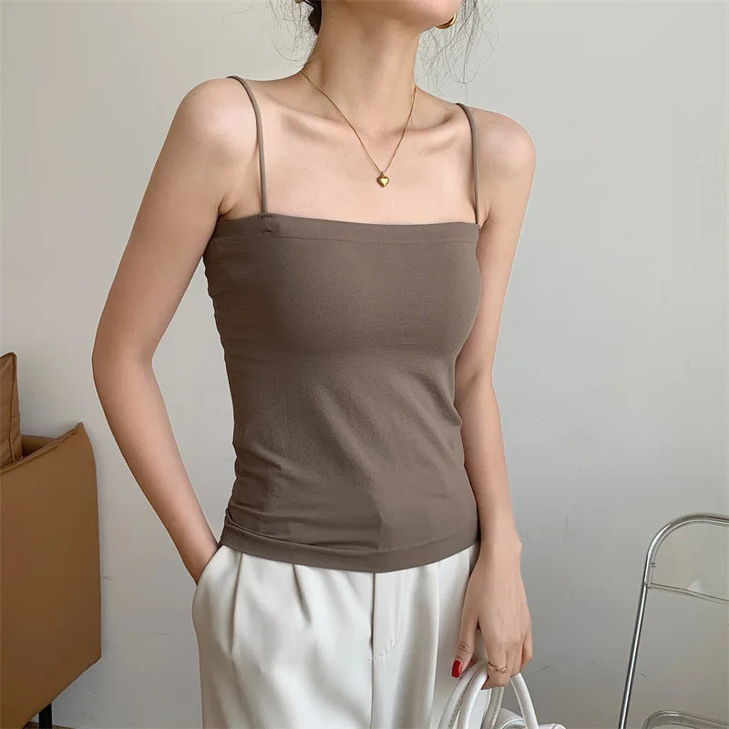 Women's Seamless Spaghetti Strap Camisole