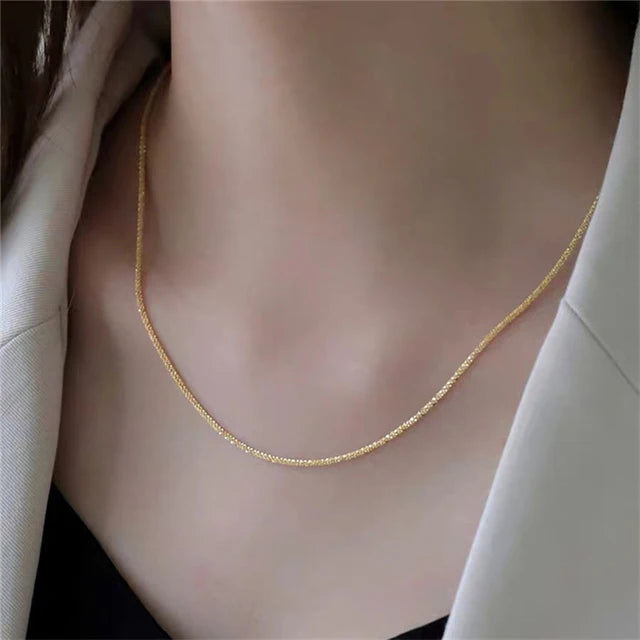 Sparkling Clavicle Chain Choker