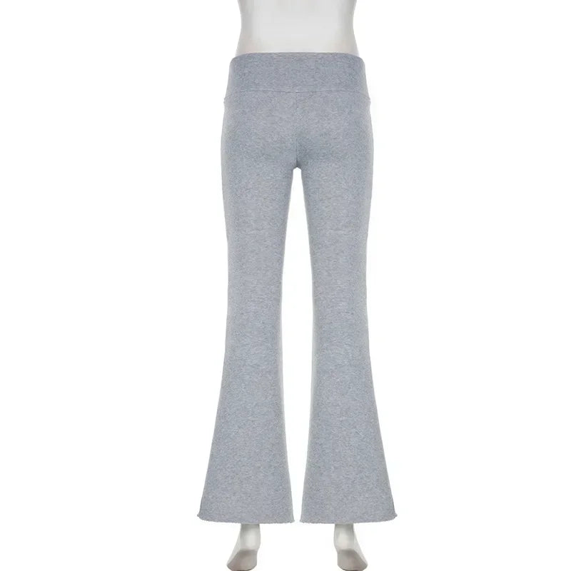 Low-Waisted Flare Pants