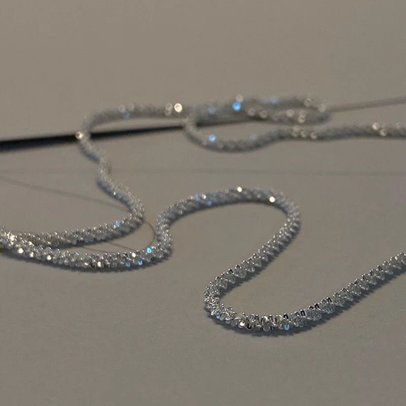 Sparkling Clavicle Chain Choker