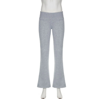 Low-Waisted Flare Pants