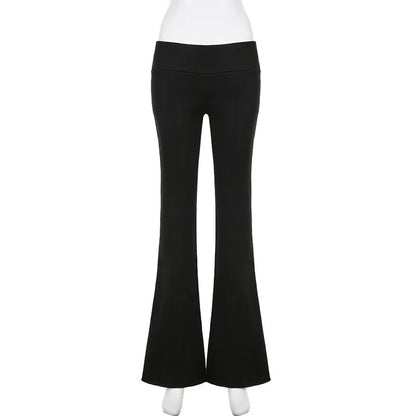 Low-Waisted Flare Pants