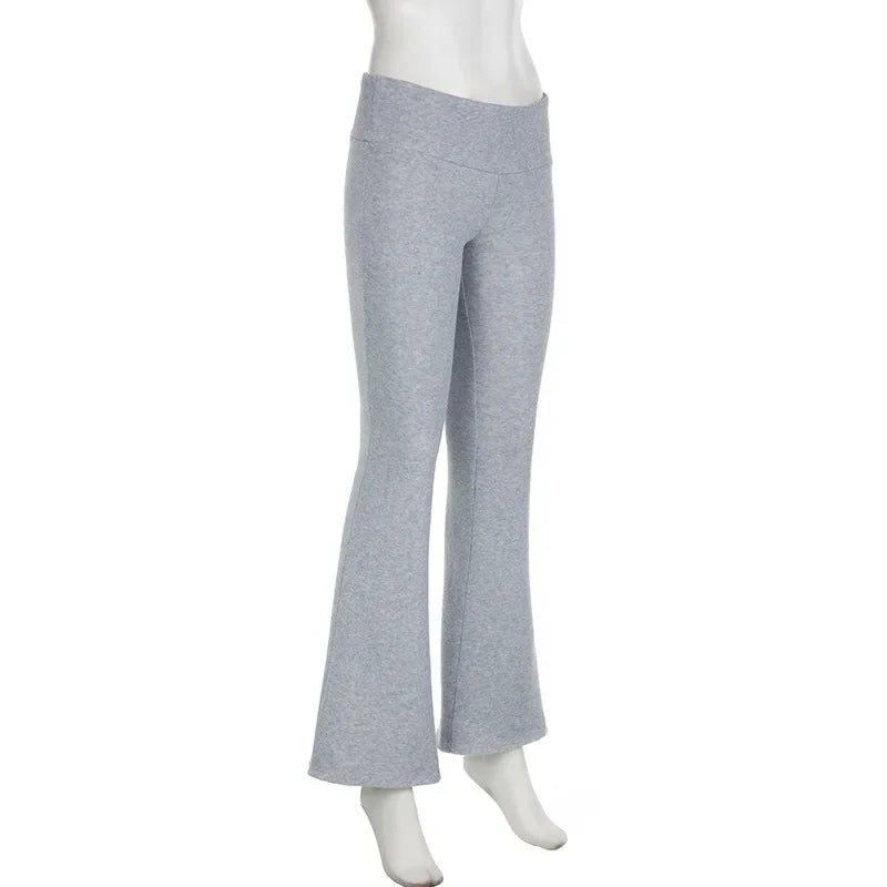 Low-Waisted Flare Pants